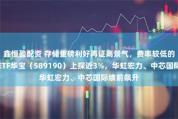 鑫恒盈配资 存储重磅利好再证高景气，费率较低的科创芯片ETF华宝（589190）上探近3%，华虹宏力、中芯国际绩前飙升